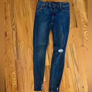 Just black skinny fit jeans size 25